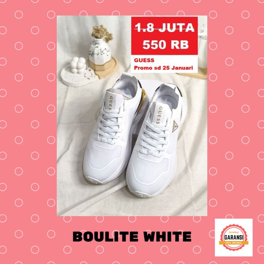 Sepatu sneakers wanita seri BOULITE Guess 100% original store