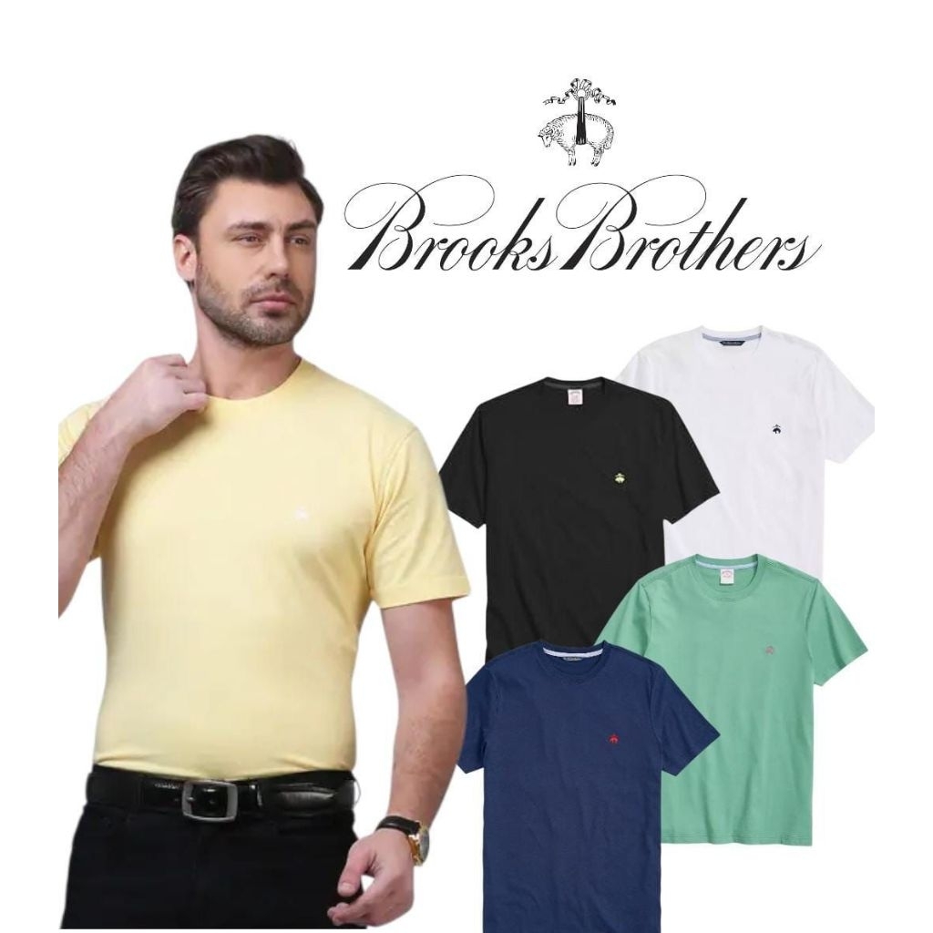 Kaos Pria Brooks Brothers Original
