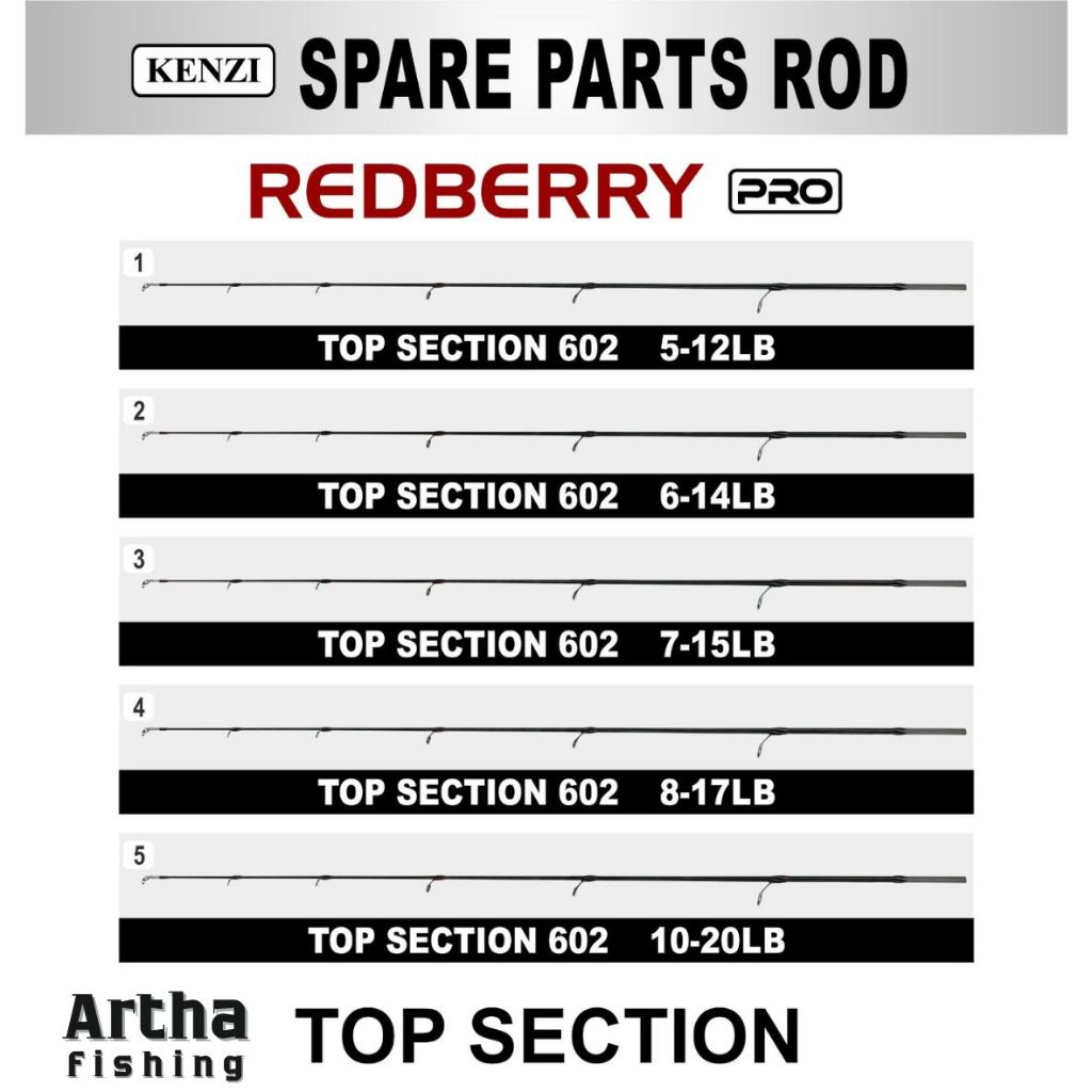 TOP SECTION KENZI REDBERRY PRO 602