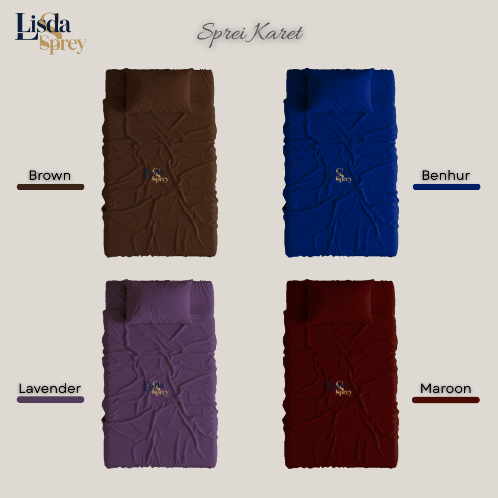 Sprei Polos Ukuran  90x200x25 90x200x30 No 4