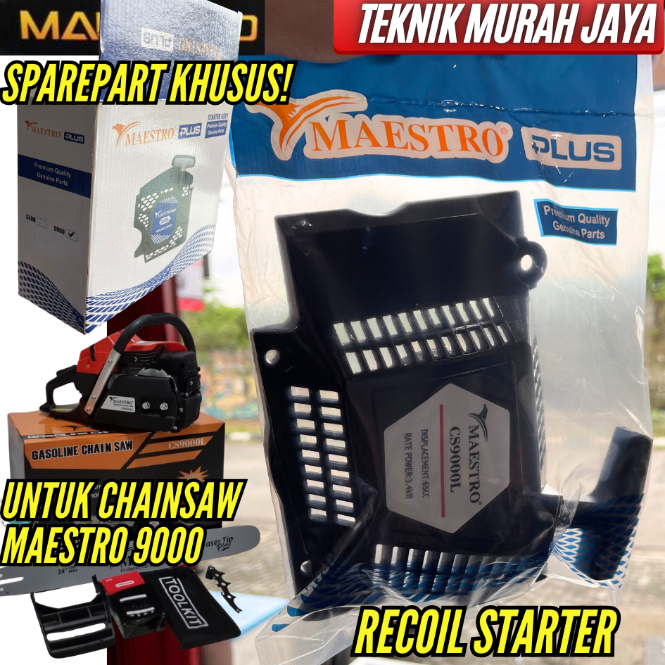 MAESTRO PLUS RECOIL STARTER CHAINSAW CS9000L CS 9000 L MONTANA MTN 2 TAK Laser Tip 65 cc Selahan Rec