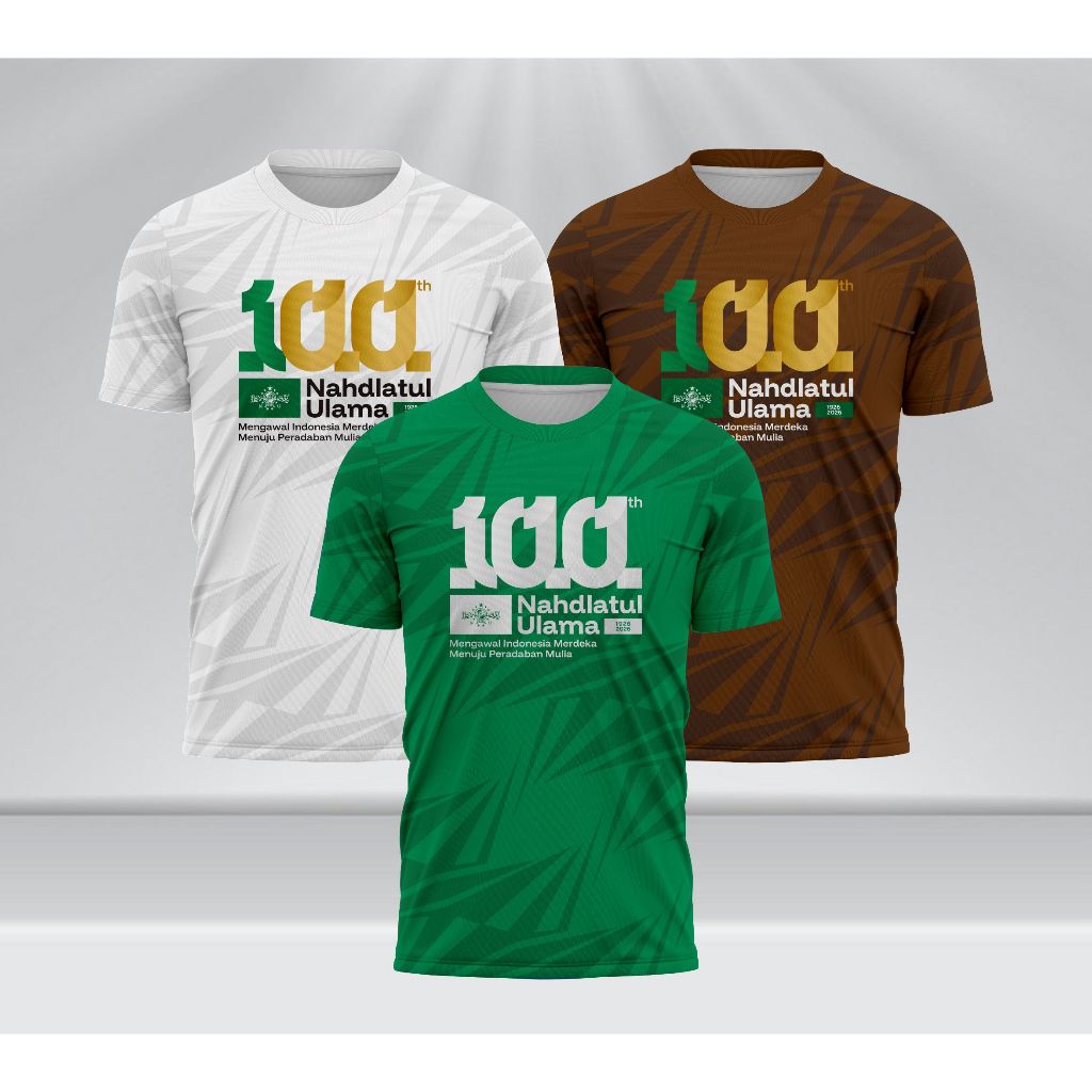 Kaos Jersey Harlah NU Nahdlatul Ulama 100 Tahun 2026