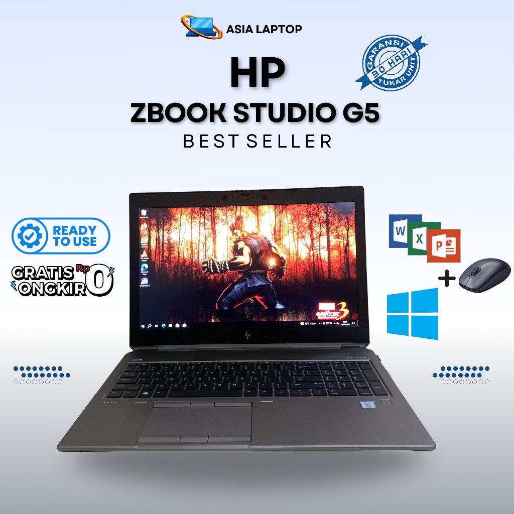 HP Zbook Studio G5 Mobile Workstation / HP Zbook Studio - HP ZBook G5, 16GB / 512GB 15Inch