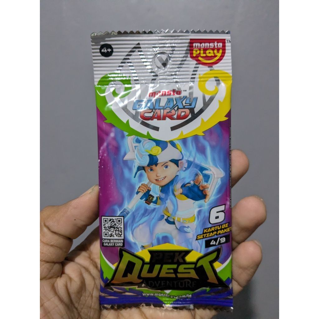 Boboiboy Monsta Galaxy Card Pek Quest Adventure 1 PEK Isi 6