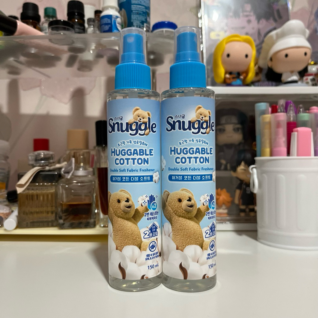 [BACA DESKRIPSI] READY STOCK UNSEALED - SNUGGLE BEAR DOUBLE SOFT FABRIC FRESHENER HUGGABLE COTTON FA