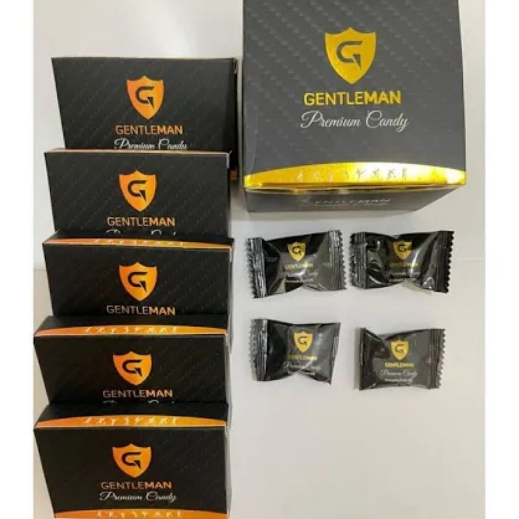 Gentleman Premium Candy Stamina Pria Isi 4 Pcs
