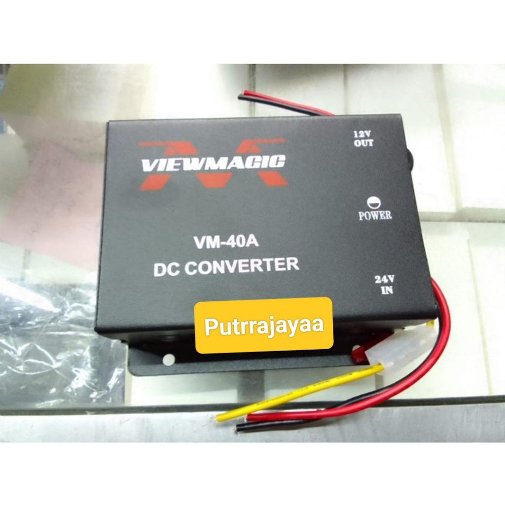 Step Down 40 Amper 24 Volt to 12 Volt VIEWMAGIC / Step Down DC 24V ke DC 12V 40A