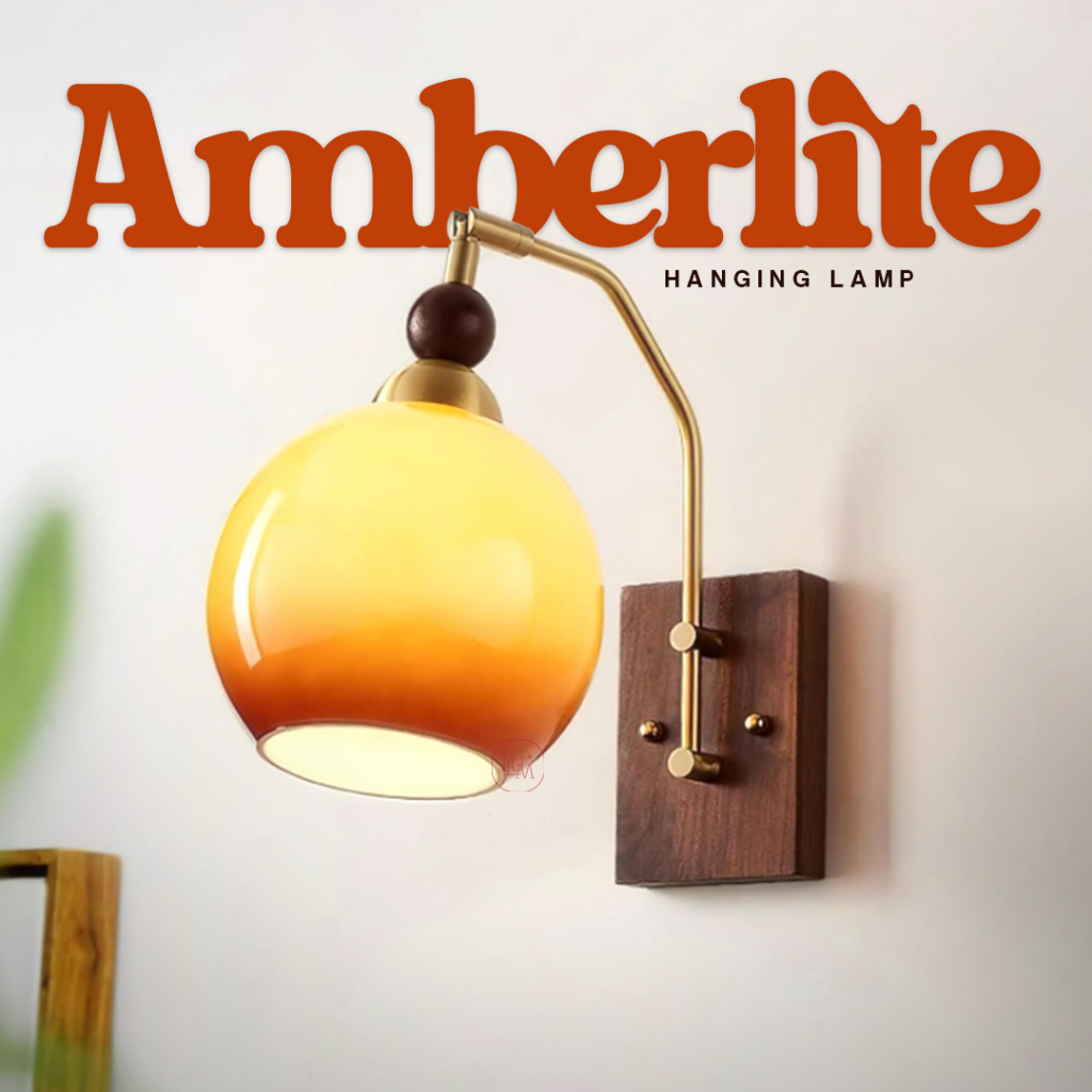 AMBERLITE Wall Sconce Lampu Dinding