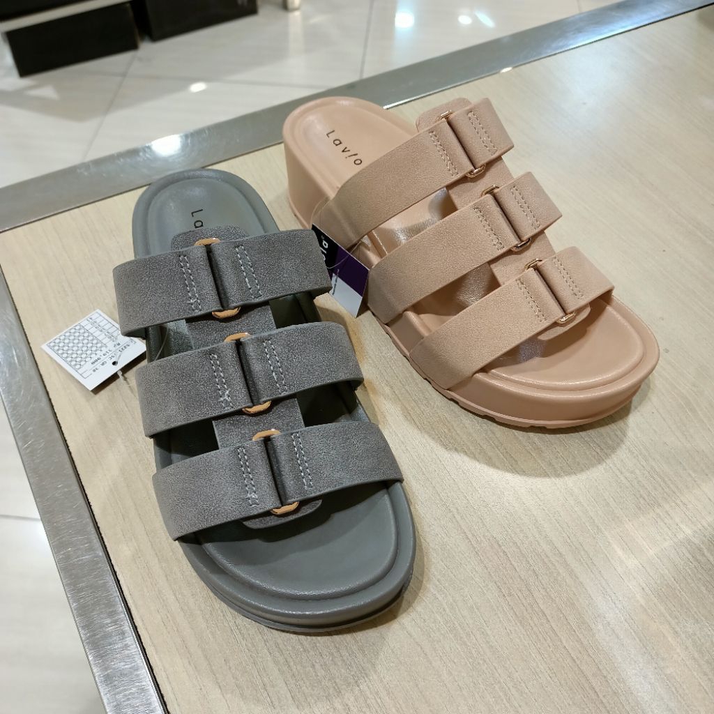 sandal wanita wedges 5cm LAVIOLA original