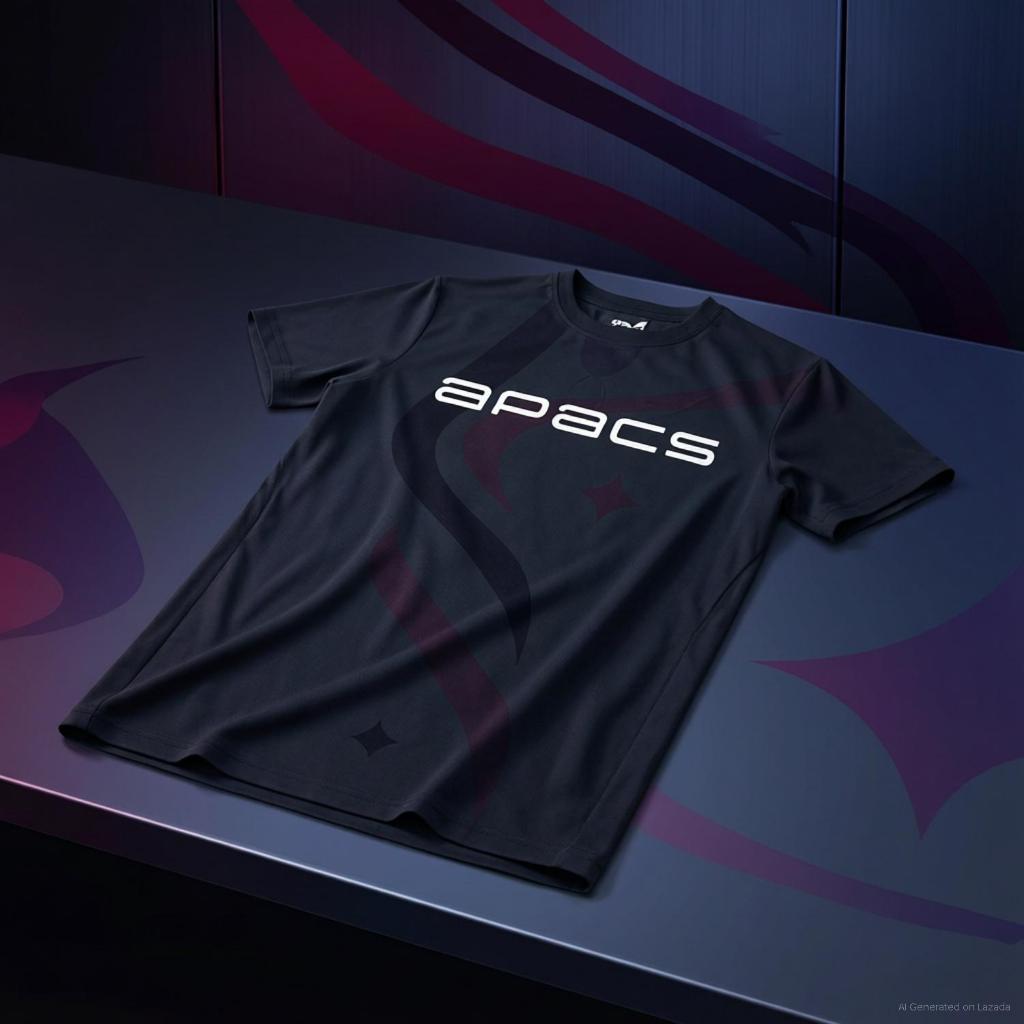 Jersey Badminton Apacs Dry Fit 001 Black Kaos Apacs Kaos Bulutangkis Baju Apacs
