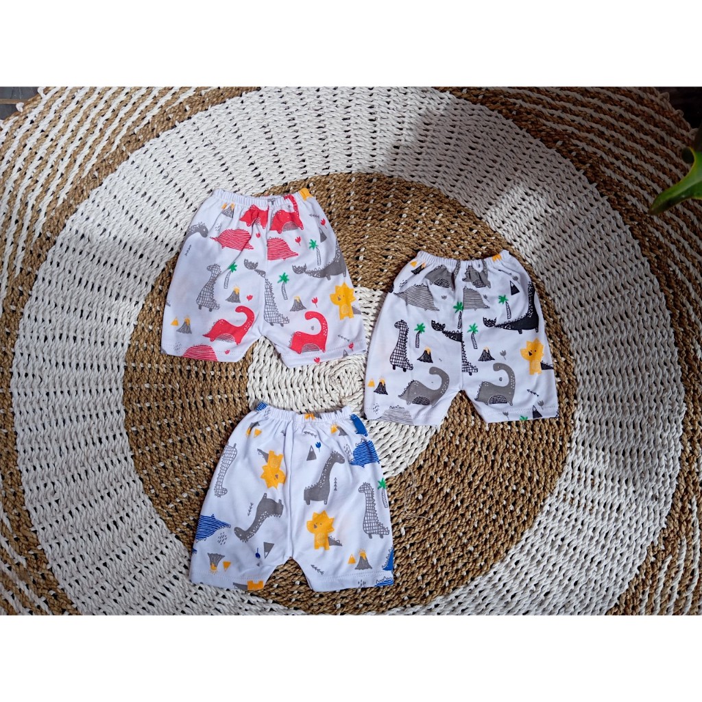 1 LUSIN CELANA PENDEK BAYI 0-1 TAHUN