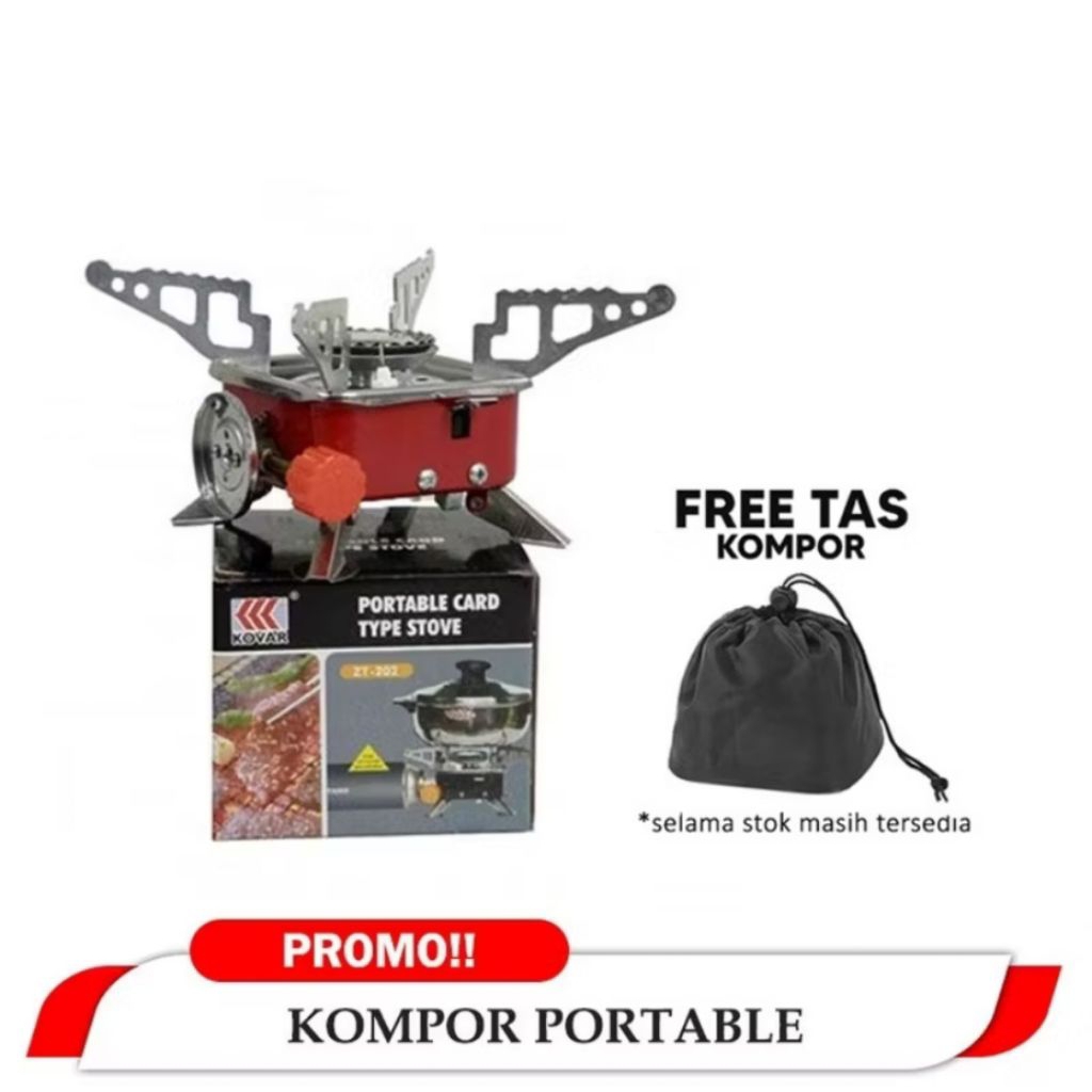 Kompor Camping Gas Kotak Mini Portable Stove Gas Kompor Portable / Kompor Mini Portable / Kompor Cam