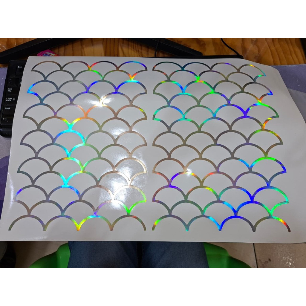 Sticker Hologram Mermaids - Long Fins LEADERFINS