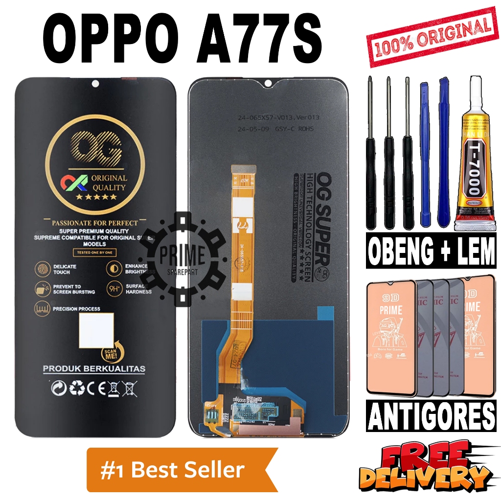 LCD TOUCHSCREEN OPPO A77S ORIGINAL OEM LCD OPPO A77S FULLSET