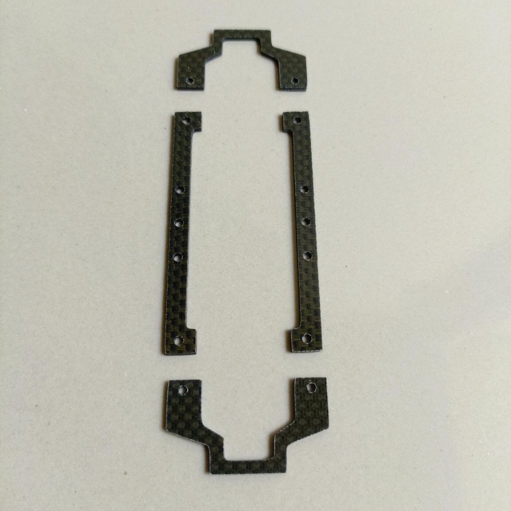 Bemper Tamiya STO Underplate Kevlar (tanpa baut)