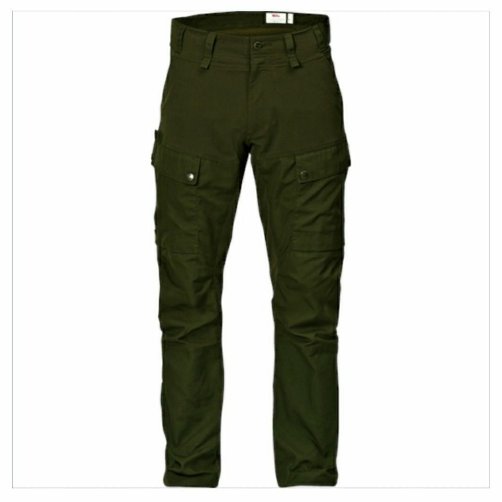 FJALLRAVEN LAPPLAND HYBRID TROUSERS MEN'S DEEP FOREST CELANA PANJANG HIKING TREKKING TRAVELING ORIGI