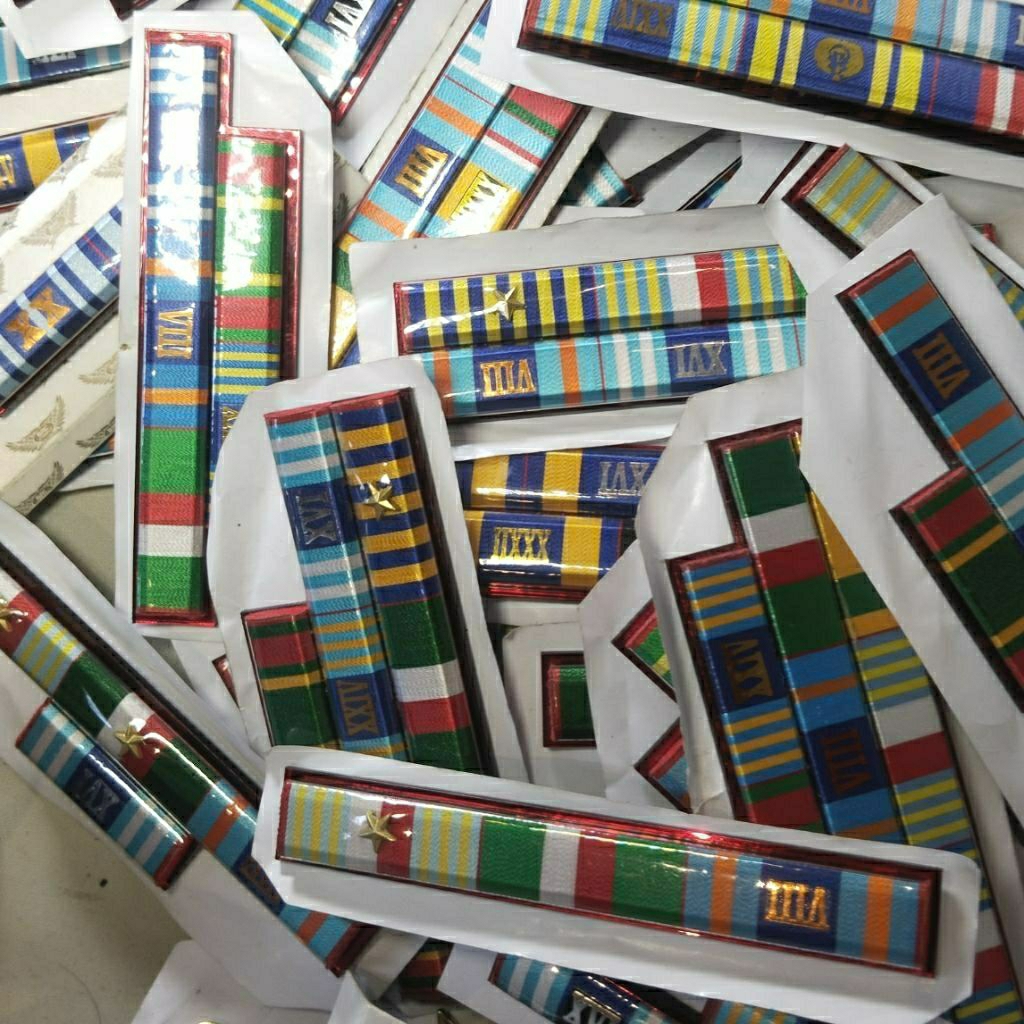 SATYA LENCANA TANDA HARIAN TNI || HARGA UNTUK 1 PITA/PDH SATYA LENCANA TANDA JASA PITA JASA PDH TNI 