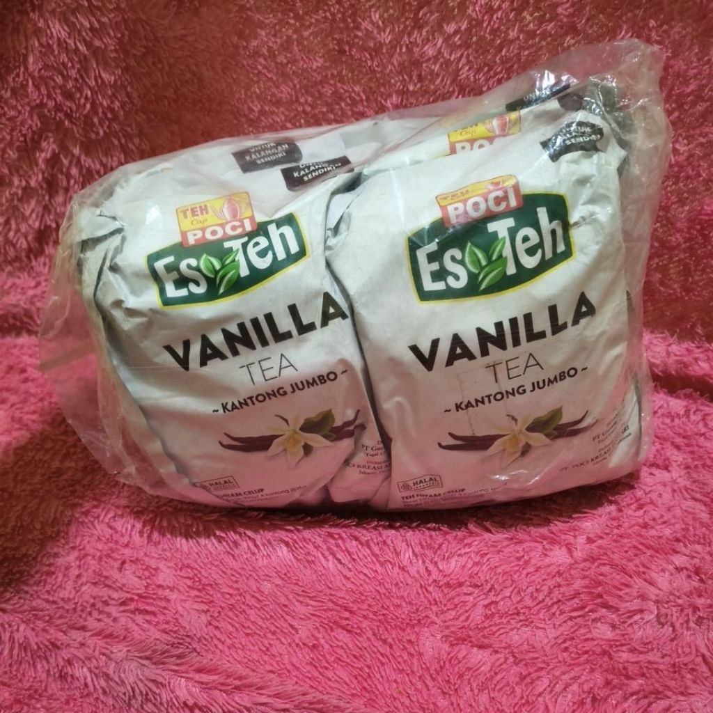 ES TEH POCI Kantong Jumbo Vanila Tea - 1 bal isi 10 pcs