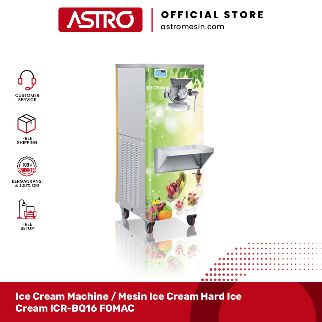 Ice Cream Machine / Mesin Ice Cream Hard Ice Cream ICR-BQ16 FOMAC