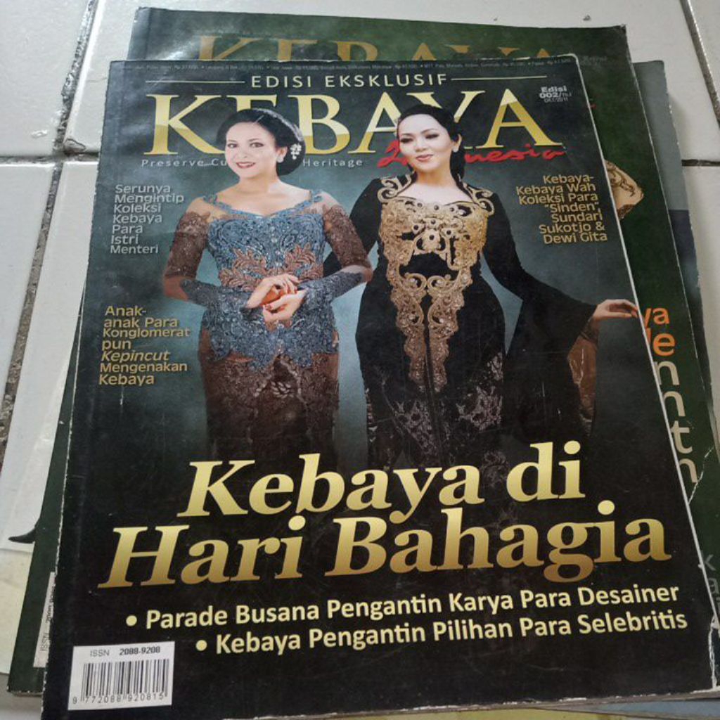 majalah kebaya edisi eksklusif kebaya di hari bahagia
