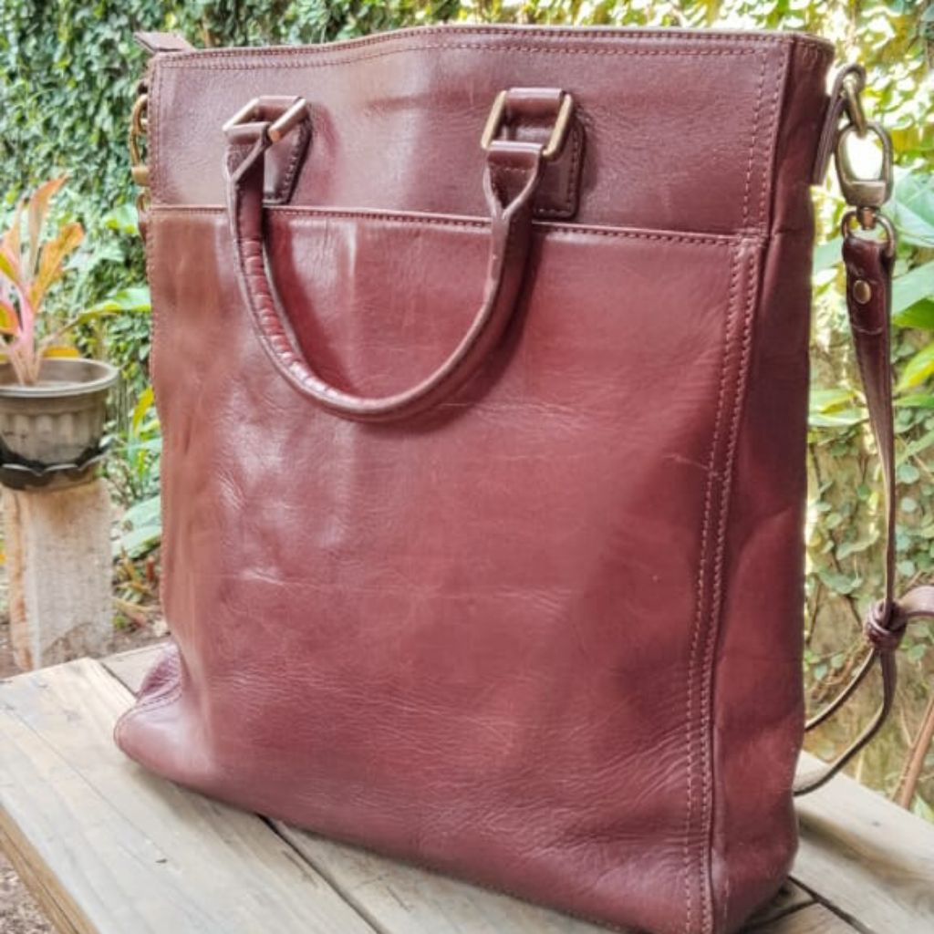 Sling Bag Monsac Leather Preloved