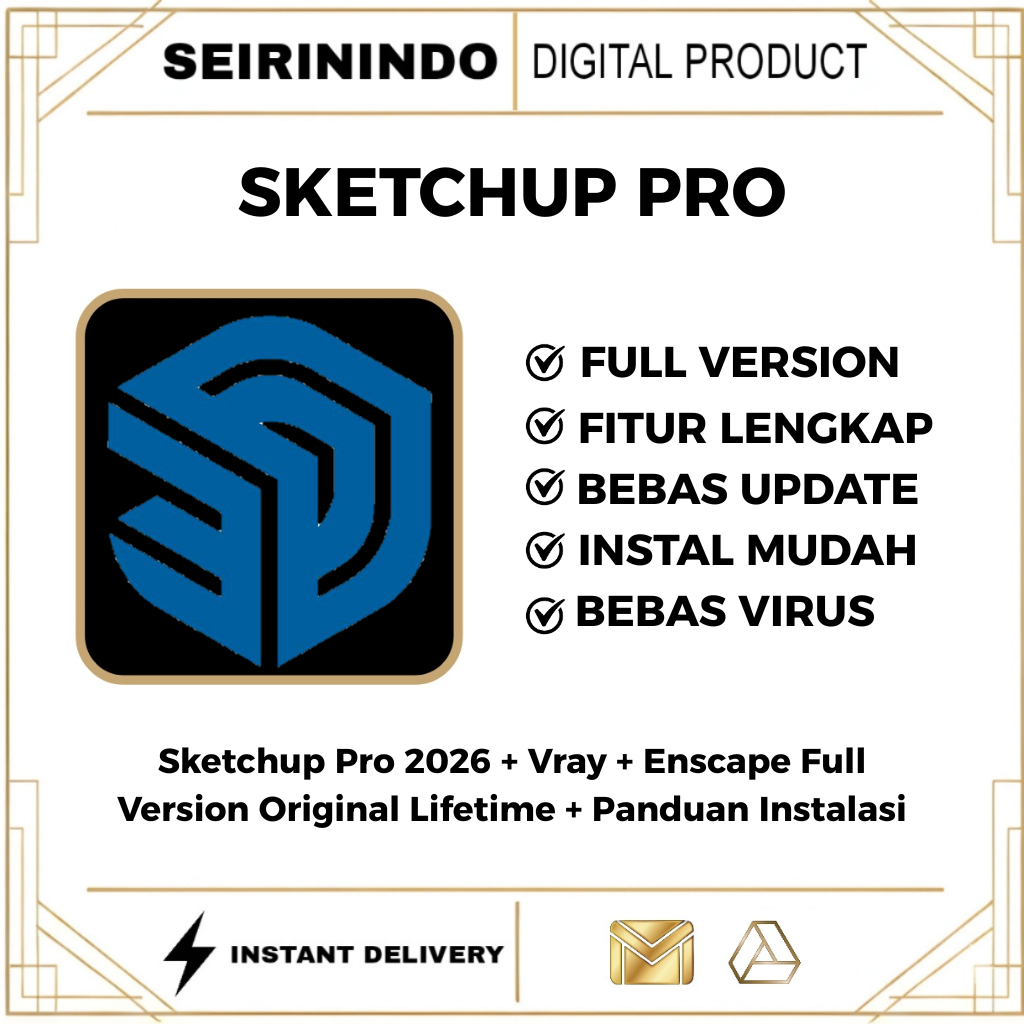 Sketchup Pro 2026 + V-Ray + Enscape Full Version Original Lifetime - WIN
