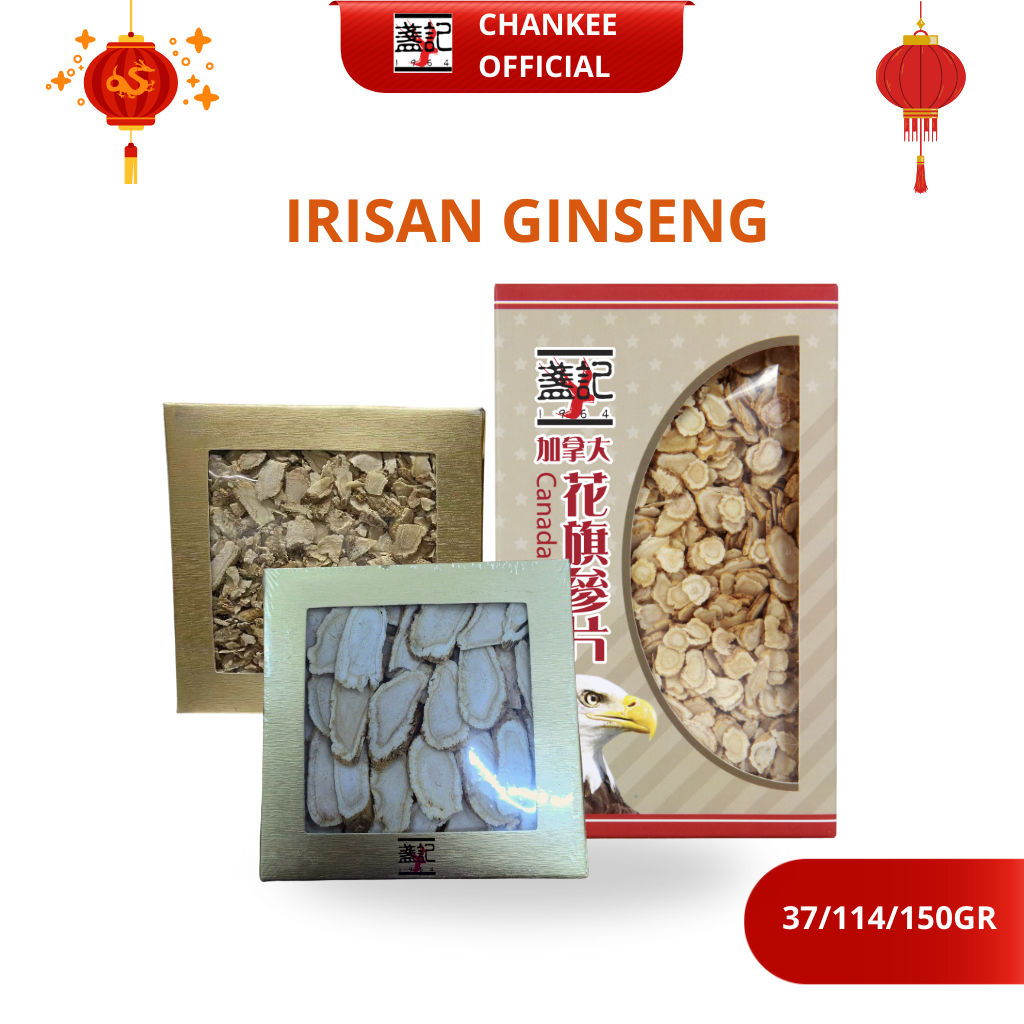 Irisan Ginseng Canada Iris Yong Sem import Gingseng Iris Premium 100% asli