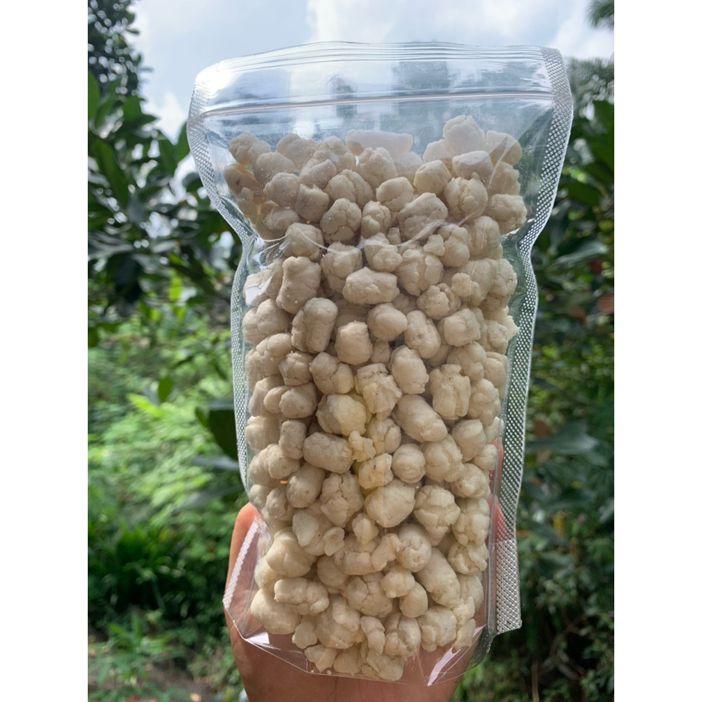 Pilus Cikur berat 250 gram pilus sukro cocok untuk toping seblak dan baso aci