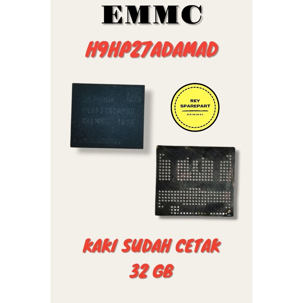 Emmc 254 H9HP52ACPMMD Kapasitas 32GB Original Copotan Tested