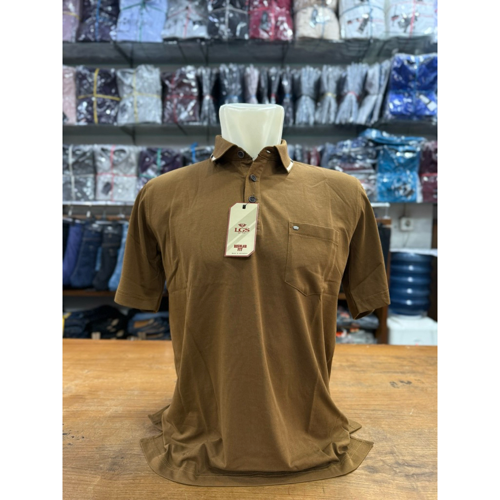 Kaos Krah LGS Original | Kaos Polo | Regular Fit | Pakaian Pria Dewasa