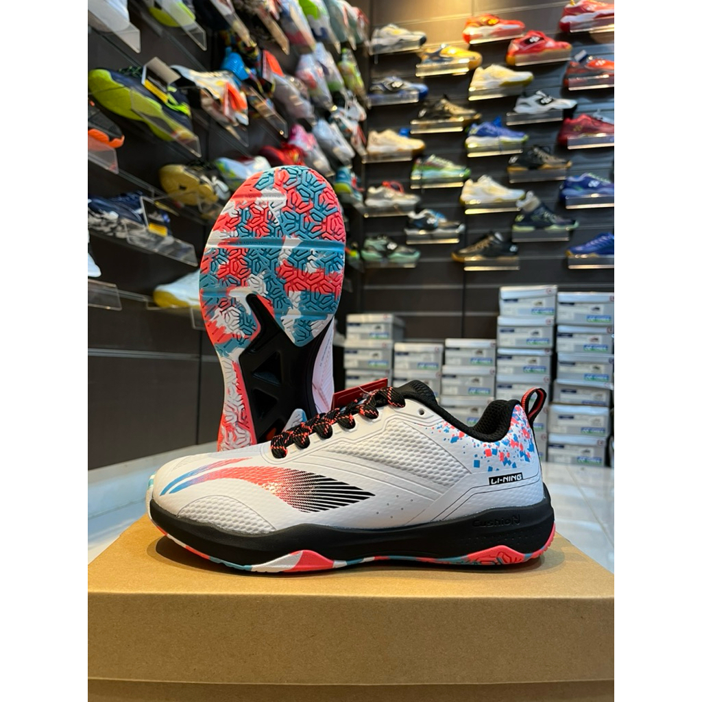 Sepatu Badminton Lining HHYPERSONIC IV FREE KAOS KAKI + GRIP Original Sepatu Badminton  Pria Wanita 