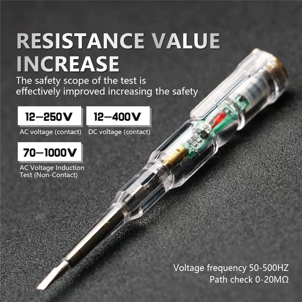 Obeng Tes Pen Bolak Balik 2 LED Indikator Tester Multifungsi