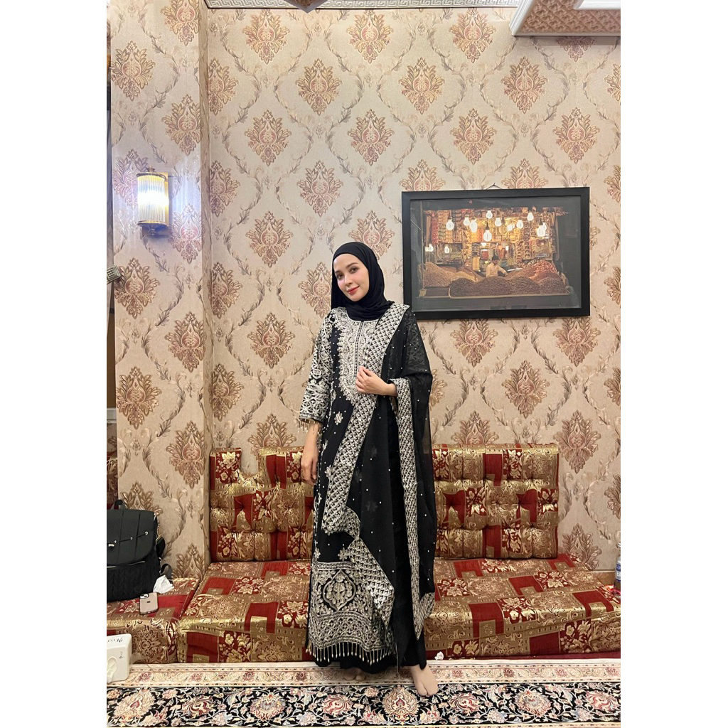 salwar set / setelan india / baju india ori / baju india murah / baju india mewah / baju india jakar