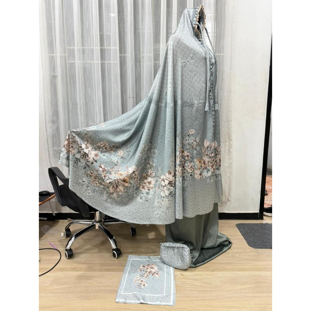 Mukena Dewasa Jumbo SUTRA SILK FANEL ARMANIYA
