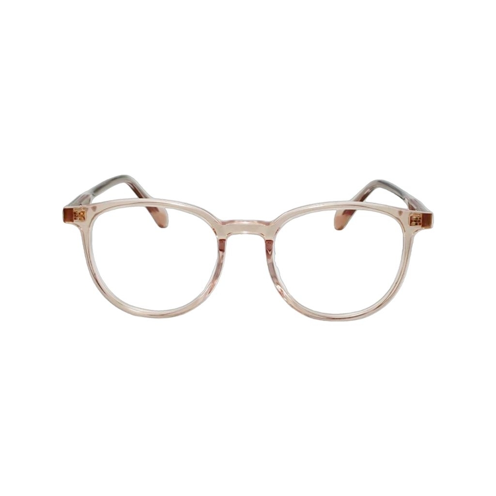 Frame Kacamata Baogi MN137 50-19-148 Pergas C123 Transparans Rose Premium Acetate