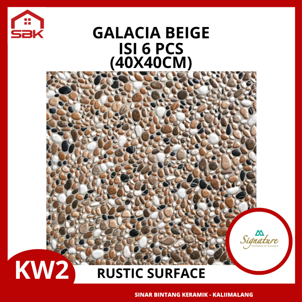 Keramik Lantai Teras 40x40 Galacia Signature