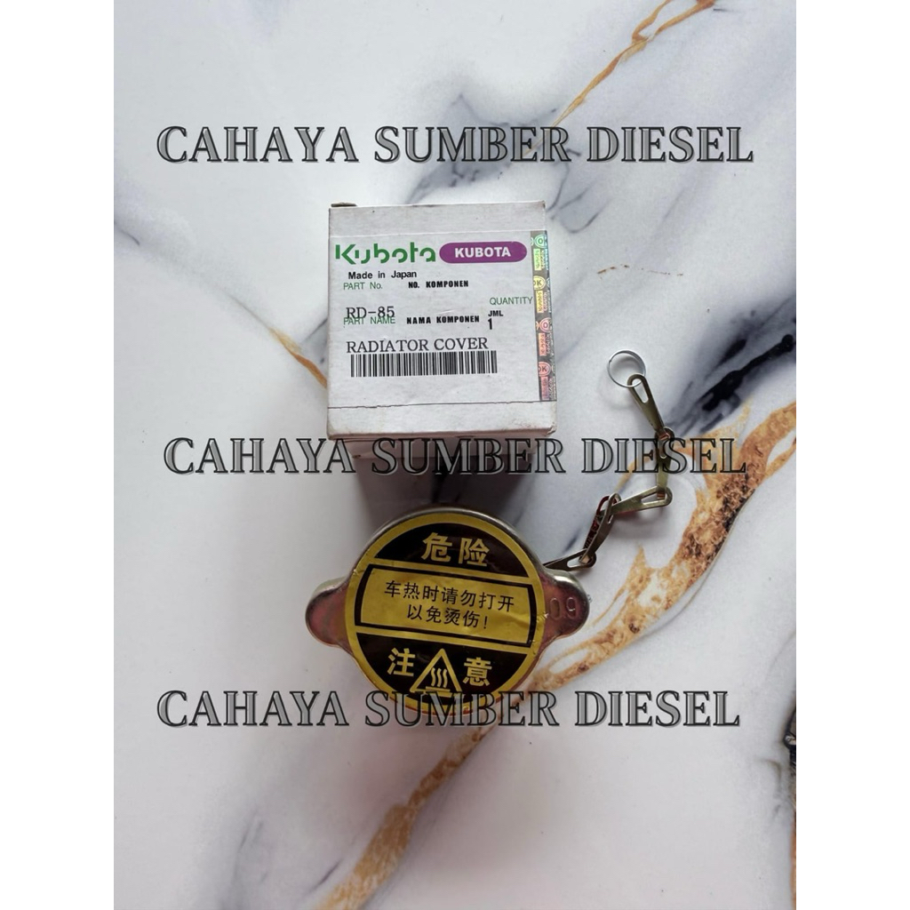 Tutup radiator / Radiator Cover Kubota Rd 85  mesin Diesel Traktor Kubota Original