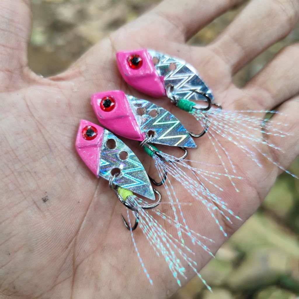 umpan casting vibra HS lure 7 gram hologram