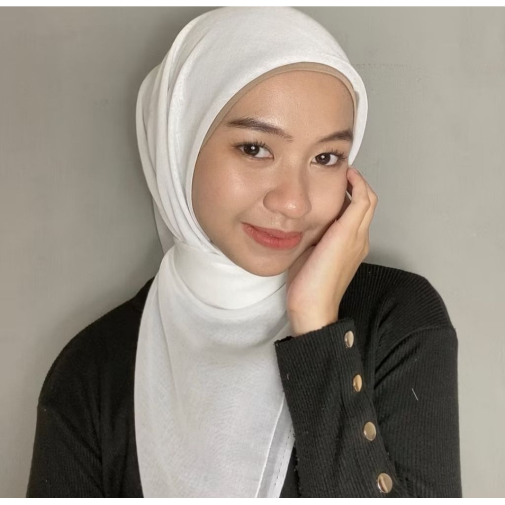 Jasmine Jilbab- 70 warna Nude Paris Jadul Old Segiempat Square Varisha Premium Polos Terlengkap