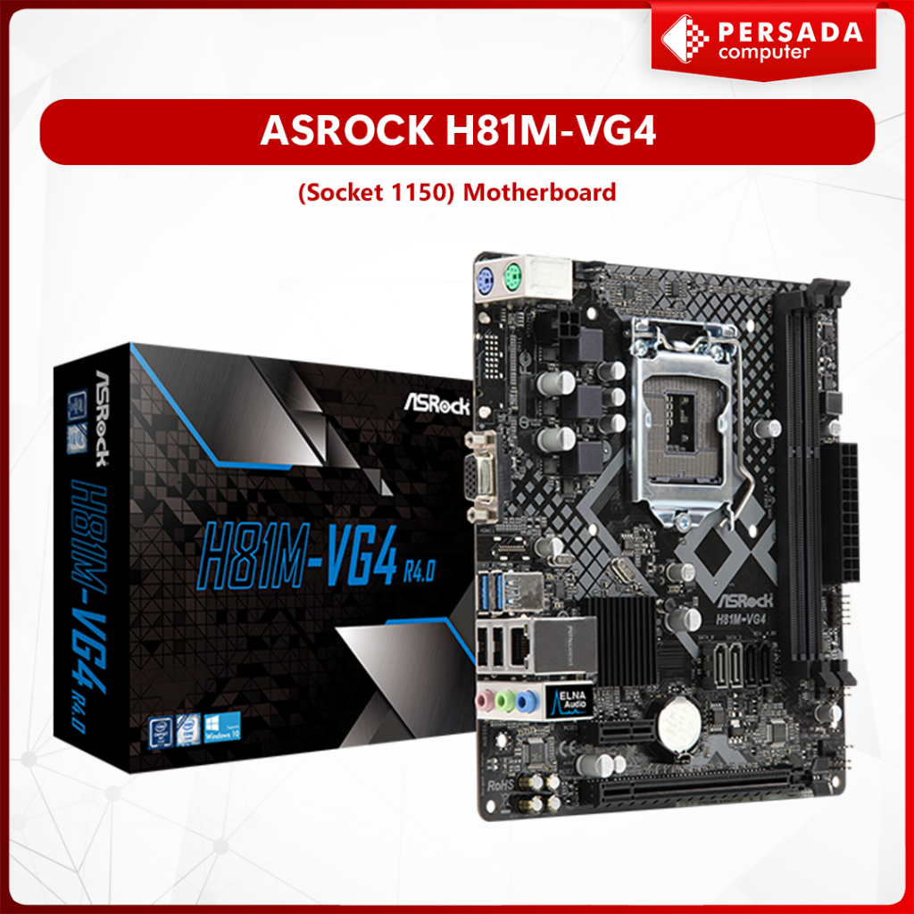 ASROCK H81M-VG4 (Socket 1150) Motherboard