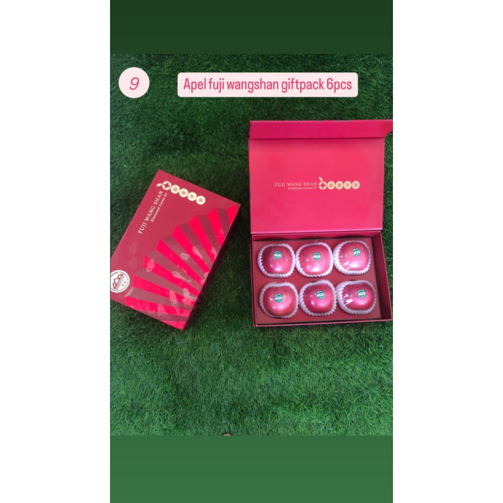 Apel Fuji Wangshan Edisi Imlek isi 6 Pcs, Box