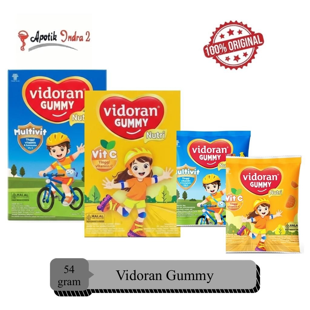 MULTIVITAMIN ANAK - VIDORAN GUMMY ALL VARIANT /Sachet