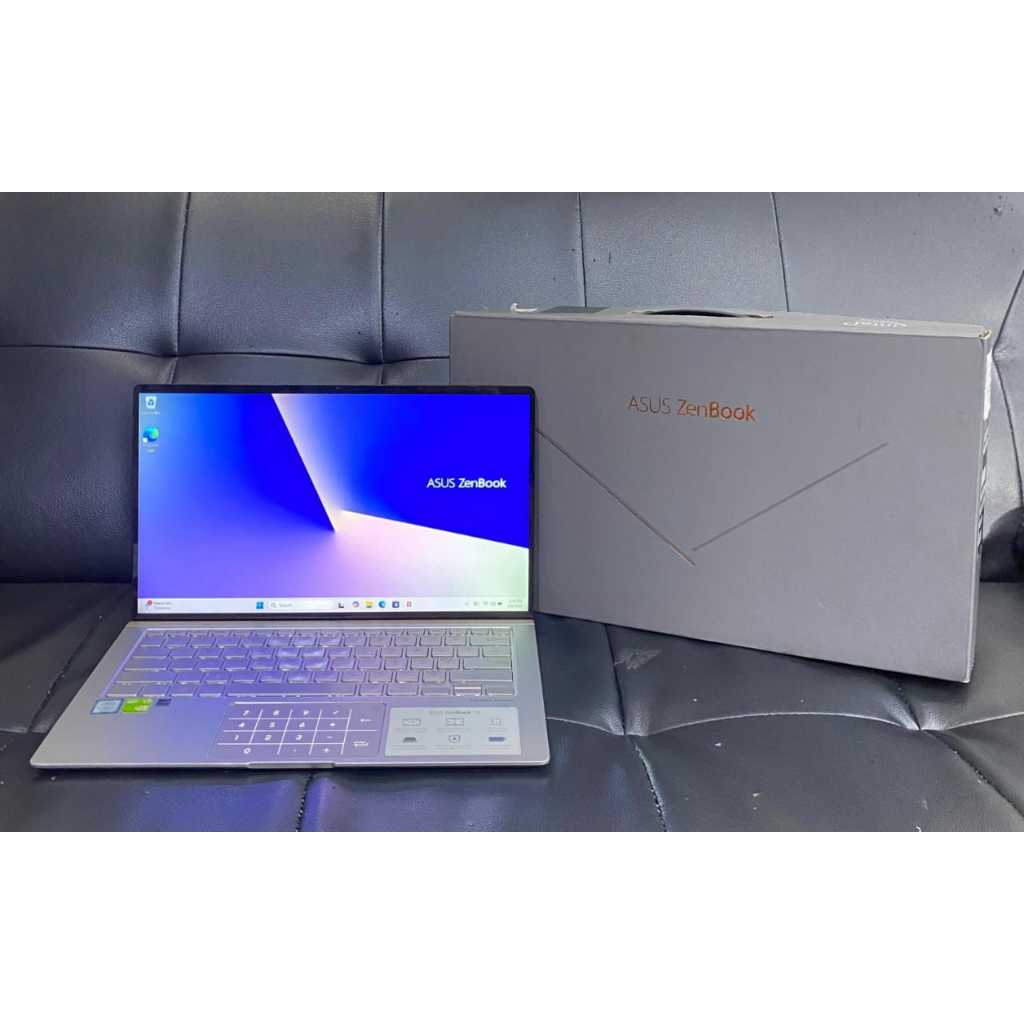 ASUS ZenBook 14 - UX433FN, Intel Core i7-8565U,16/512GB, #Vga, Silver Glossy