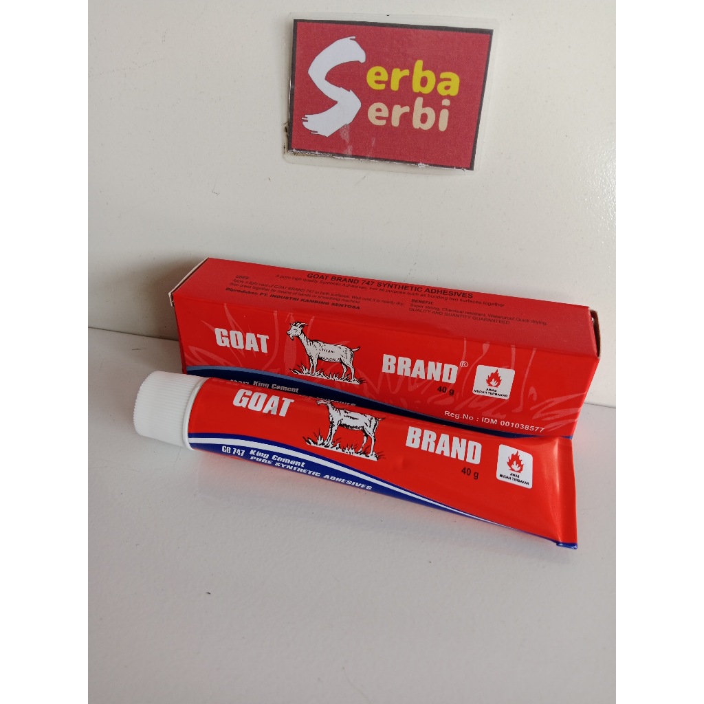 (KAMBING ODOL TUBE) Lem kambing goat brand tube 40gr