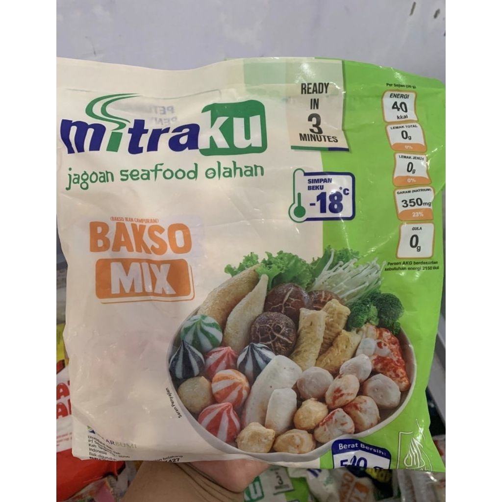 Mitraku Bakso Seafood 500 gram