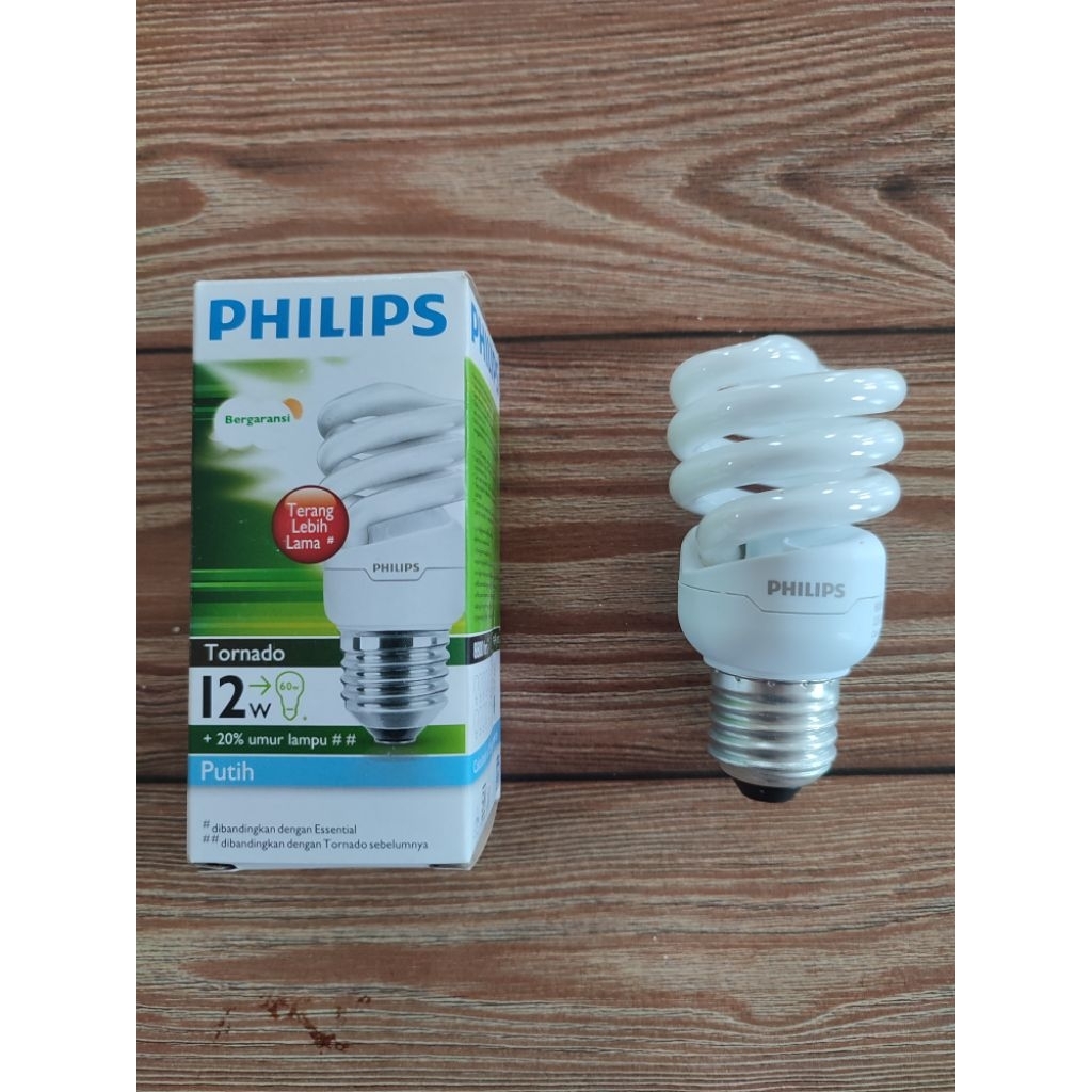 lampu philips tornado 12 watt