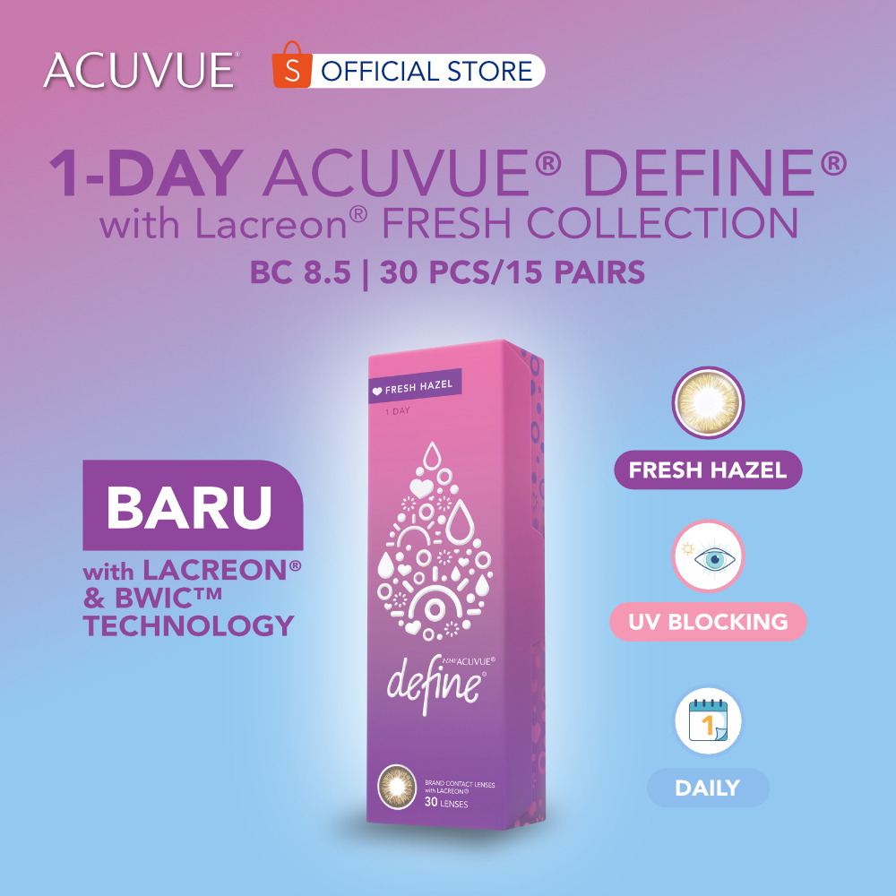 Acuvue Define Fresh Hazel 1-Day