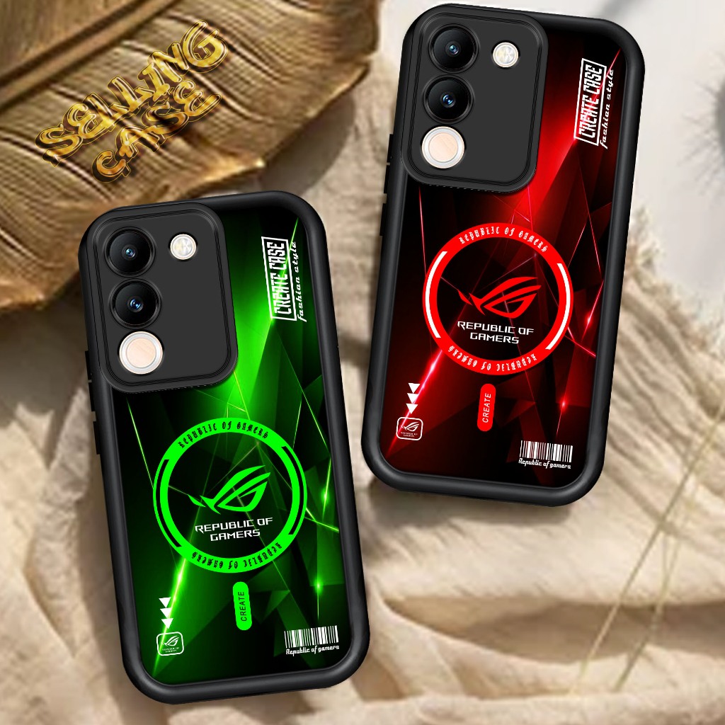 Case VIVO V29E Motif ( ROG5 ) Cover Handphone Softcase Glossy Anti Jamur