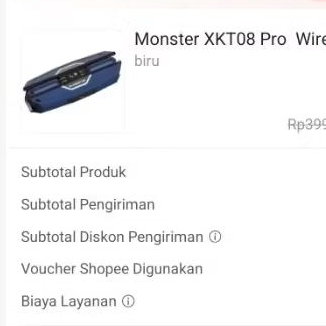 Earphone Nirkabel Monster XKT08 Pro