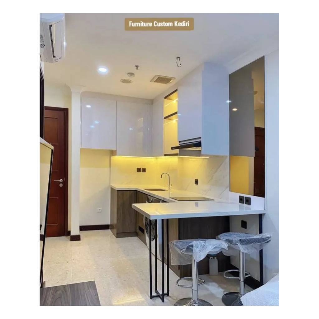 Custom Kitchen Set Lemari Dapur Minimalis Modern Harga 1.750.000/M – Area Blitar Malang Tulungagung